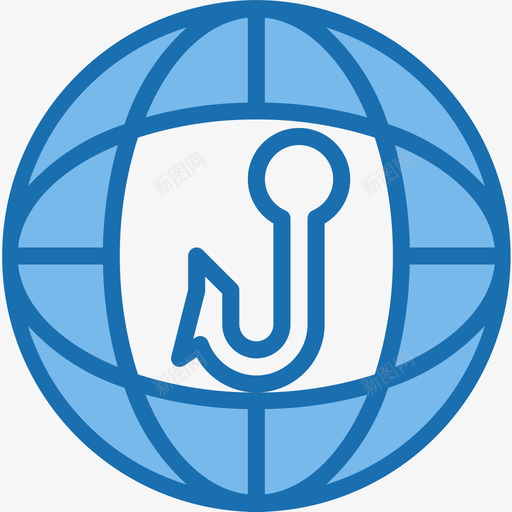 世界互联网安全42蓝色图标svg_新图网 https://ixintu.com 世界 互联网 安全 蓝色