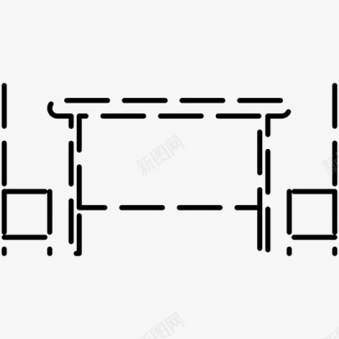 餐厅椅子桌子图标图标