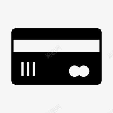 信用卡银行借记卡图标图标