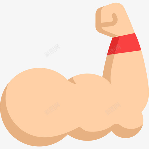 肌肉动力24平坦图标svg_新图网 https://ixintu.com 动力 平坦 肌肉