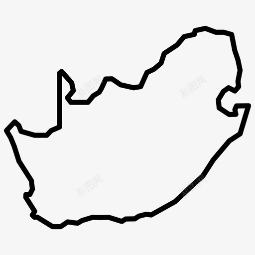 南非地图开普敦国家图标svg_新图网 https://ixintu.com 南非 南非地图 国家 开普敦
