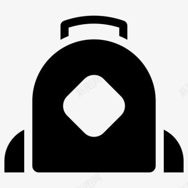 书包背包旅游图标图标