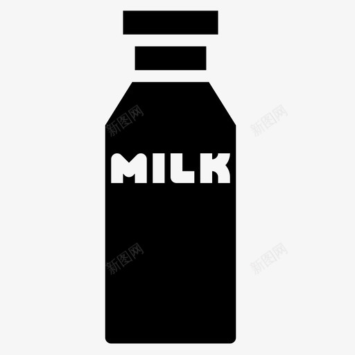 牛奶咖啡店72填充图标svg_新图网 https://ixintu.com 咖啡店 填充 牛奶