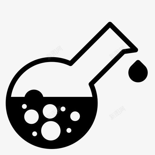容量瓶化学实验室图标svg_新图网 https://ixintu.com 化学 字形 实验室 容量瓶 液体 科学