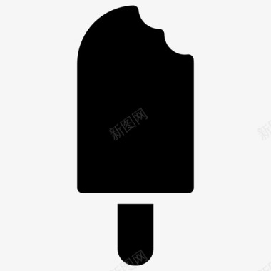 冰棒冰糖冰淇淋图标图标
