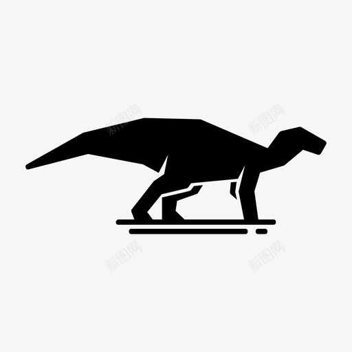 禽龙恐龙最佳恐龙雕文图标svg_新图网 https://ixintu.com 恐龙 最佳恐龙雕文 禽龙