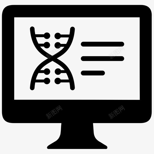 在线科学学习计算机dna图标svg_新图网 https://ixintu.com dna 在线 学习 教育 科学 科学学 计算机 遗传学