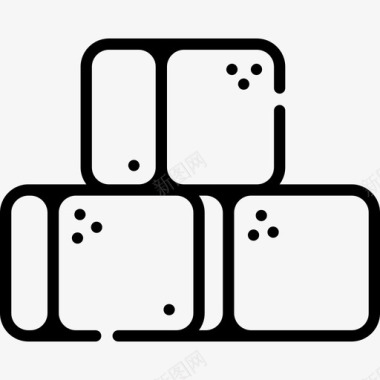 糖过敏直系图标图标