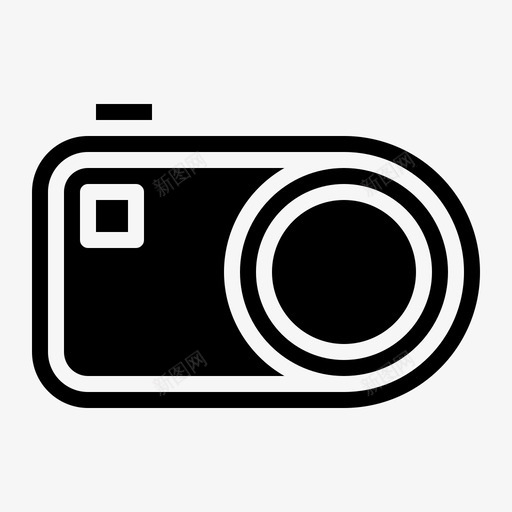 相机美丽紧凑图标svg_新图网 https://ixintu.com 快乐 摄影 照片 相机 相机实心 紧凑 美丽