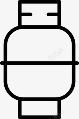 汽油罐容器图标图标