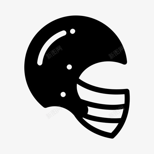 头盔棒球板球图标svg_新图网 https://ixintu.com 48像素 保护 头盔 字形 板球 棒球 足球 运动