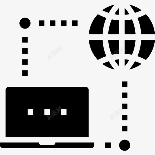 笔记本电脑网络和数据库21填充图标svg_新图网 https://ixintu.com 填充 数据库 电脑 笔记本 网络