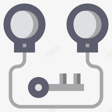 手铐警察16号平的图标图标