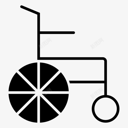 轮椅无障碍残疾图标svg_新图网 https://ixintu.com 交通 医疗 受伤 无障碍 残疾 轮椅