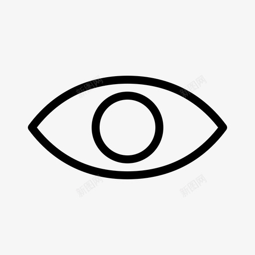 视图应用程序眼睛图标svg_新图网 https://ixintu.com web 可视 应用程序 界面 眼睛 视图
