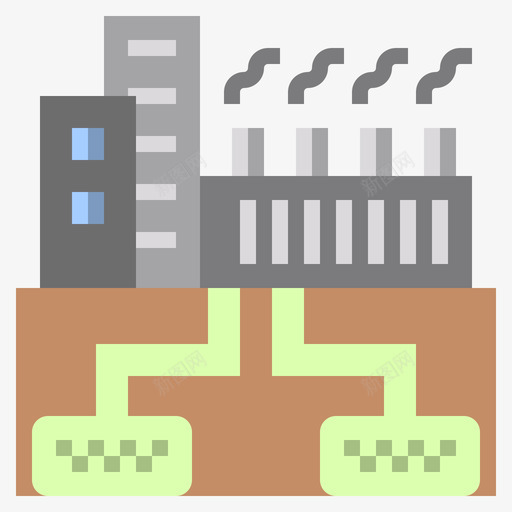 地热可持续能源25平坦图标svg_新图网 https://ixintu.com 地热 平坦 持续 能源
