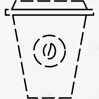 意式浓缩咖啡咖啡餐厅的图标图标