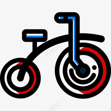 自行车婴儿71颜色省略图标图标