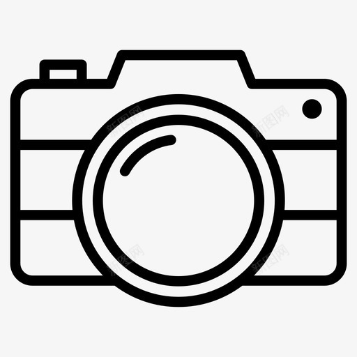 相机捕捉设备图标svg_新图网 https://ixintu.com 单反 基本 字形 捕捉 摄影 相机 设备 设置