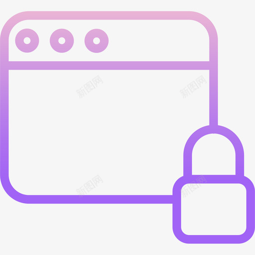 浏览器windows应用程序6轮廓渐变图标svg_新图网 https://ixintu.com windows 应用程序 浏览器 渐变 轮廓