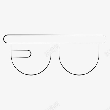 智能小工具智能眼镜虚拟现实图标图标