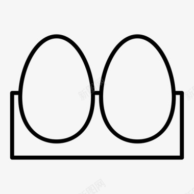 鸡蛋早餐饮食图标图标