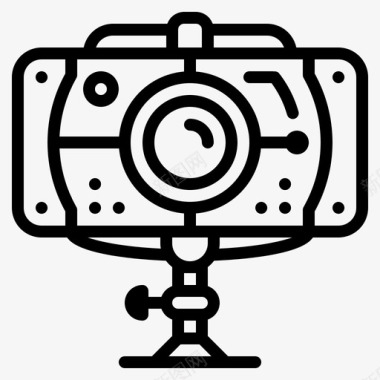 行动摄像头电子小工具图标图标