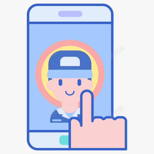 App清洁55线性颜色图标svg_新图网 https://ixintu.com App 清洁55 线性颜色