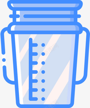 搅拌机蒸馏和酿造4蓝色图标图标