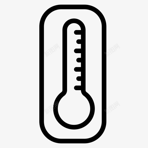 温度计实验室实验室设备图标svg_新图网 https://ixintu.com 实验室 实验室设备 温度 温度计 物理