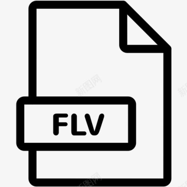 flv音频数字图标图标