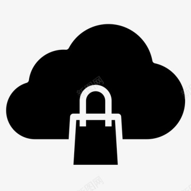 云计算云技术12填充图标图标