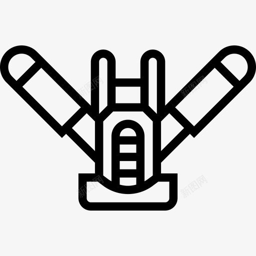 呼吸器潜水14线性图标svg_新图网 https://ixintu.com 呼吸器 潜水14 线性