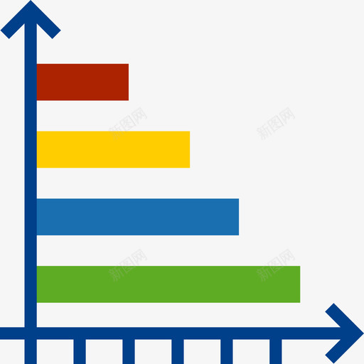 条形图图表2平面图图标svg_新图网 https://ixintu.com 图表2 平面图 条形图