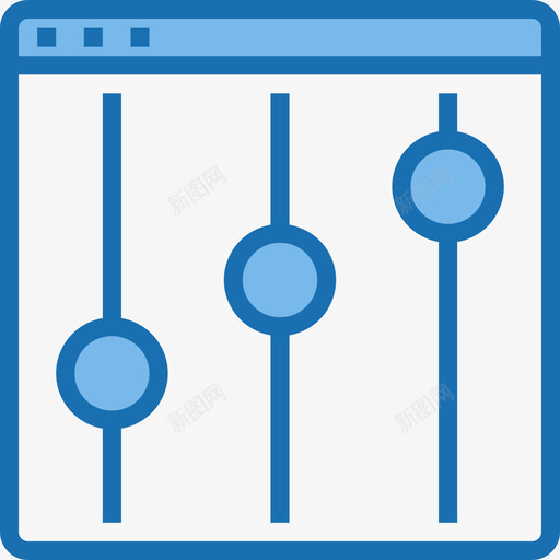 网站网站用户界面2蓝色图标svg_新图网 https://ixintu.com 用户界面 网站 蓝色