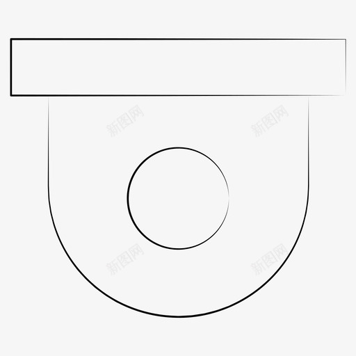 摄像头监控手绘图标svg_新图网 https://ixintu.com 手绘 摄像头监控