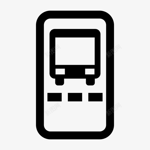 车票公共汽车优惠券图标svg_新图网 https://ixintu.com 交通工具 优惠券 公共汽车 旅行 车票