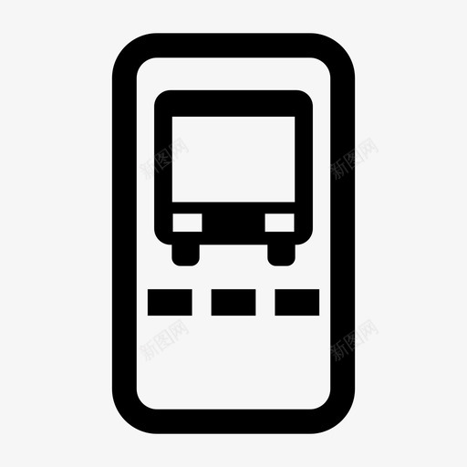 车票公共汽车优惠券图标svg_新图网 https://ixintu.com 交通工具 优惠券 公共汽车 旅行 车票