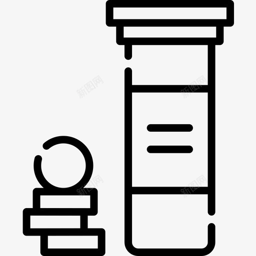 维生素药学35线性图标svg_新图网 https://ixintu.com 线性 维生素 药学