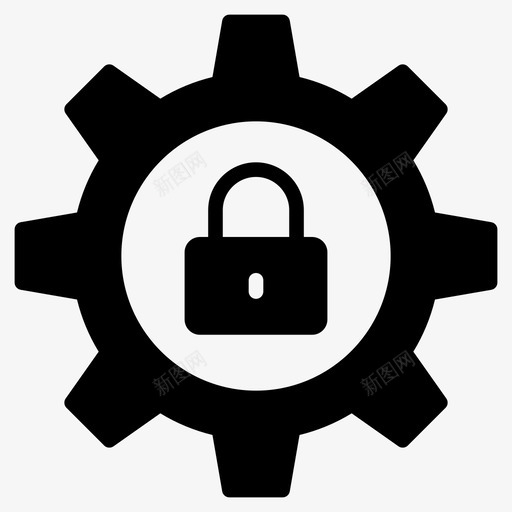 锁定设置配置首选项图标svg_新图网 https://ixintu.com 64像素 internet 专用 安全线 标志 标志符 符号 设置 配置 锁定 首选项