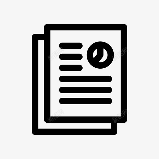 报告笔记文件图标svg_新图网 https://ixintu.com 业务 报告 文件 笔记