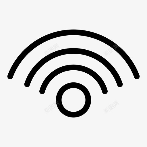 wifi网络路由器图标svg_新图网 https://ixintu.com wifi 信号 无线 网络 路由器