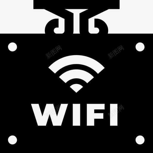 Wifi博物馆58已满图标svg_新图网 https://ixintu.com Wifi 博物馆58 已满