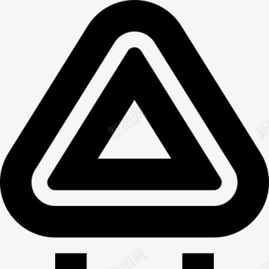 三角形出租车服务8已填充图标图标