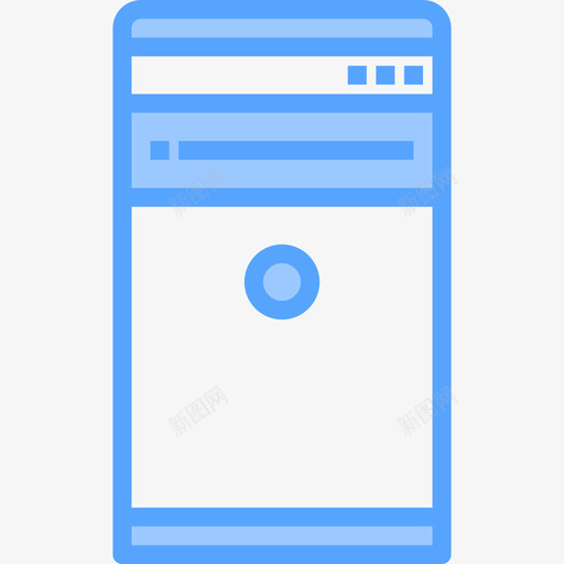 计算机计算机设备5蓝色图标svg_新图网 https://ixintu.com 蓝色 计算机 计算机设备5