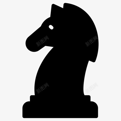 策略象棋游戏图标svg_新图网 https://ixintu.com 64像素 互联网 字形 安全线 棋子 游戏 策略 计划 象棋