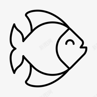鱼动物水上图标图标