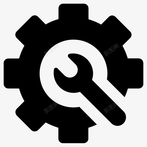 维护修理装备图标svg_新图网 https://ixintu.com 修理 维护 装备 选项