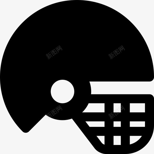 头盔美式足球15填充式图标svg_新图网 https://ixintu.com 填充 头盔 美式 足球