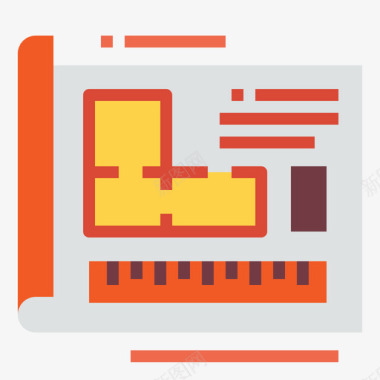 规划建筑111平面图标图标